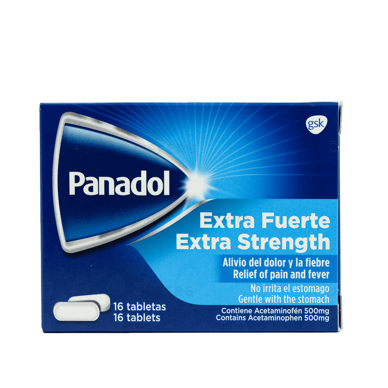 Panadol Extra Fuerte Por Unidad 500 Mg