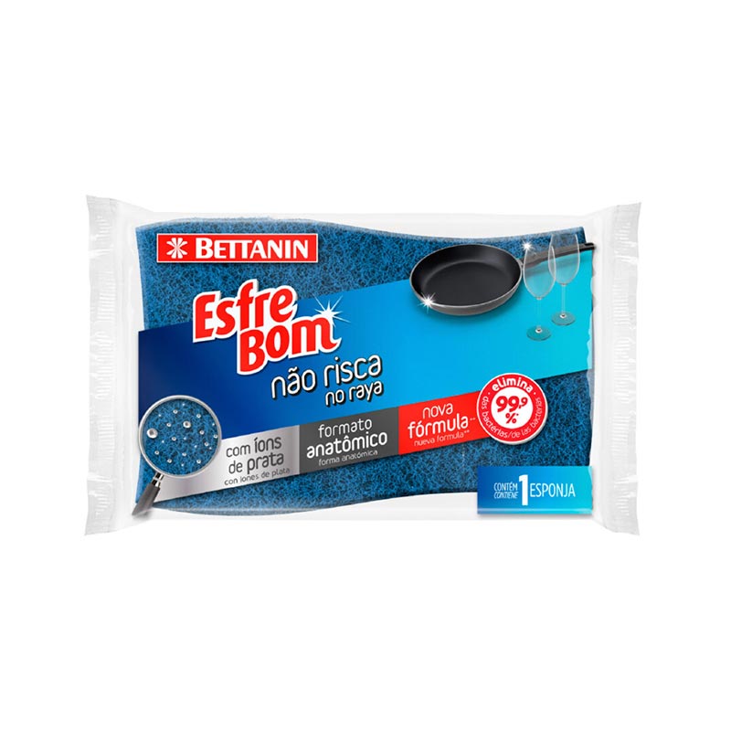 Esponja Cero Rayas Antibacterial